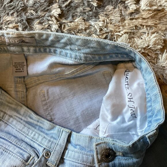 Chico's Platinum Jeans Bootcut Light Blue Stretch Denim Women’s Size 0 Short - Picture 3 of 8